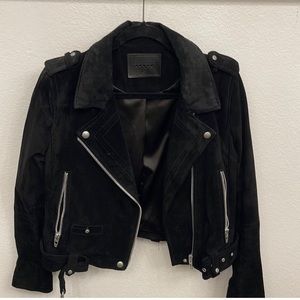 BLANKNYC Suede Moto Jacket